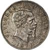 Image 1 : Vittorio Emanuele II  (1861-1878) 5 lire 1870, R.