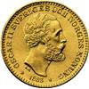 Image 1 : Svezia  Oscar II (1872-1907) 10 kroner 1883.