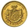Image 2 : Svezia  Oscar II (1872-1907) 10 kroner 1883.