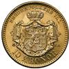 Image 2 : Svezia  Oscar II (1872-1907) 10 kroner 1901.
