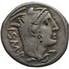 Image 1 : L. Thorius Balbus. Denario, 105 a.C.