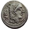 Image 1 : L. Thorius Balbus. Denario, 105 a.C.