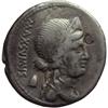 Image 1 : Cn. Egnatius Cn. f. Cn. n. Maxsumus. Denario, 75 a.C.