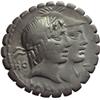 Image 1 : Q. Fufius Calenus e Mucius Cordus. Denario, 70 a.C.