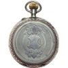 Image 2 : Orologio da tasca in argento, con cassa incisa, funzionante.