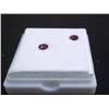 Image 4 : Two 6mm Round Rhodolite Garnets