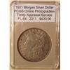 Image 1 : 1921 Morgan Silver Dollar PCGS PL-64 w/Appraisal