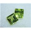 Image 2 : Lot-2 Square Cut Peridot Loose Gemstones