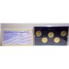Image 6 : 2000 Gold State Quarter Collection  w/ C.O.A