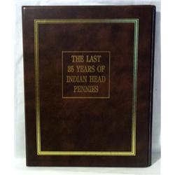 Lot-1885-1909 Indian Head Pennies in Display
