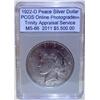 Image 1 : 1922-D Peace Dollar "VAM" PCGS MS-66 w/Appraisal