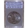 Image 1 : 1922 Peace Dollar "VAM" PCGS MS-64 w/Appraisal