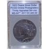 Image 1 : 1922 Peace Dollar PCGS MS-64 w/Appraisal *Error*