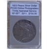 Image 1 : 1923 Peace Dollar *VAM* PCGS XF-55 w/Appraisal