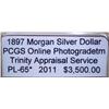 Image 2 : 1897 Morgan Dollar PCGS PL-65 w/App Full Rainbow