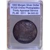 Image 1 : 1900 Morgan Silver Dollar PCGS PL-66 w/Appraisal