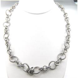 Judith Ripka Silver, Citrine Necklace.