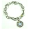 Image 1 : Judith Ripka 18K Gold/Silver, Blue Quartz Bracelet