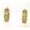 Image 1 : Judith Ripka 18K Yellow Gold & Diamond Earrings
