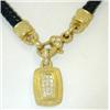 Image 4 : Judith Ripka 18K Yellow Gold, Diamond Necklace
