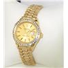 Image 2 : Rolex 18K Yellow Gold Diamond Ladies Watch