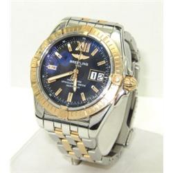 Breitling 18K Yellow Gold /Stainless Steel Mens Watch