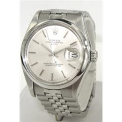 Rolex Stainless Steel Date Just Mens Watch