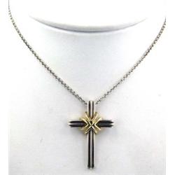 Tiffany & Co Silver 18k Necklace