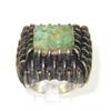 Image 1 : 14K Yellow Gold / Silver Turquoise Ring