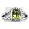 Image 1 : David Yurman Silver Lemon Citrine & Diamond Ring.