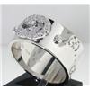 Image 2 : Gucci 18K White Gold, Diamond Ring.