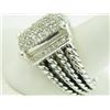 Image 2 : David Yurman Silver Diamond Ring