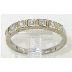 14K 2-Toned Gold Diamond Ring