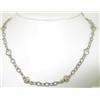 Image 1 : Judith Ripka Silver & 18K Yellow Gold Diamond Necklace