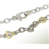 Image 3 : Judith Ripka Silver & 18K Yellow Gold Diamond Necklace