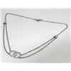 Image 3 : Movado 18K White Gold Diamond Necklace