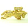 Image 1 : Diane 18K Yellow Gold Diamond Brooch