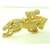 Image 2 : Diane 18K Yellow Gold Diamond Brooch