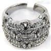 Image 3 : 14K White Gold Diamond Ring