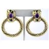Image 1 : David Yurman 14K Gold Earrings