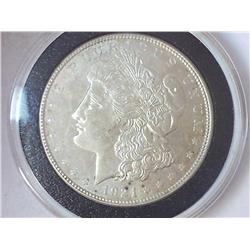 1921-D MORGAN SILVER DOLLAR