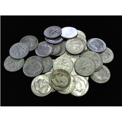 35 ASSORTED SILVER ROSY DIMES $3.50 FACE VALUE