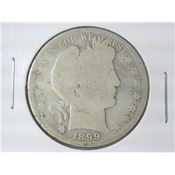 1899 BARBER HALF DOLLAR