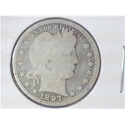 1897 BARBER QUARTER