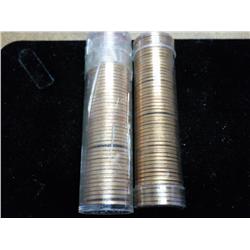 ROLLS OF 1960 & 61 LINCOLN CENTS RED UNC