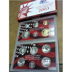 2003 US SILVER PROOF SET (WITH BOX)
