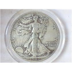 1942-D WALKING LIBERTY HALF DOLLAR