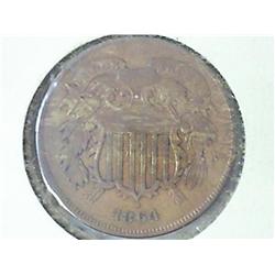 1864 TWO CENT PIECE