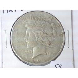 1927-D PEACE SILVER DOLLAR