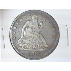 1876-S SEATED LIBERTY HALF DOLLAR